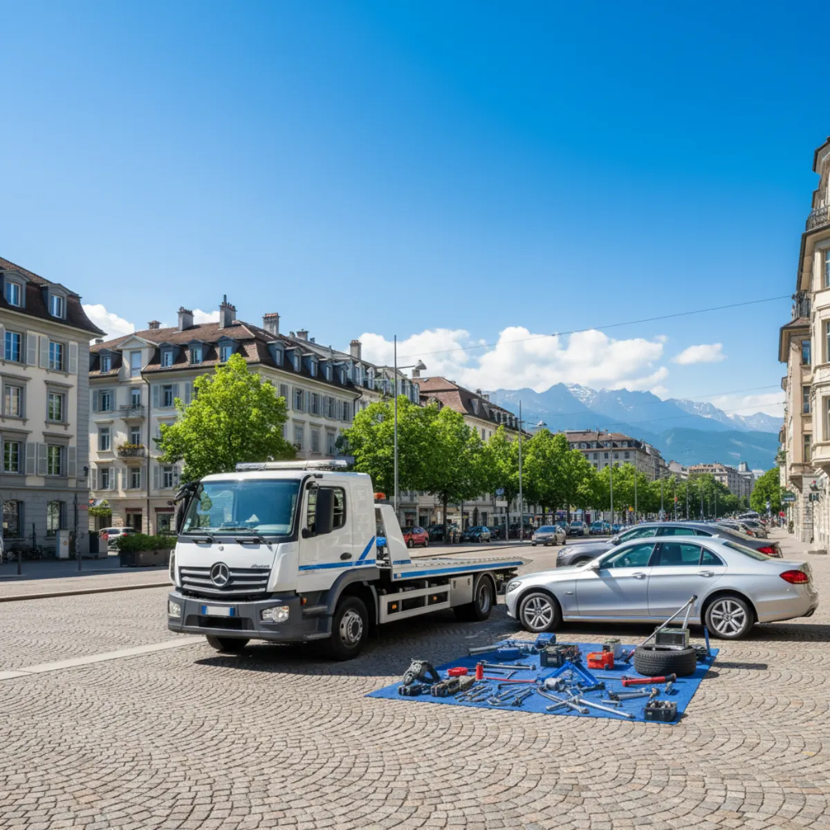 Dépannage auto à Genève