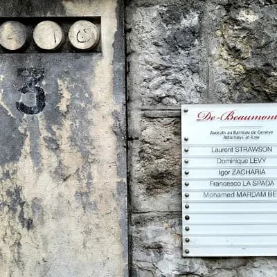 Etude d'Avocats De-Beaumont 3 — Rue De-Beaumont 3, 1206 Genève, Switzerland